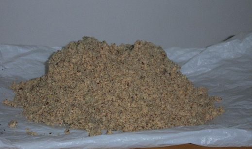木材粉碎机粉碎出来的食用菌饲料